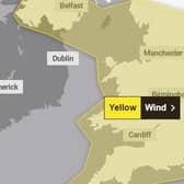 The Met Office warning in place for wind on Monday covers all of Greater Manchester