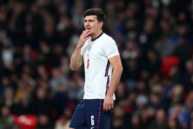 Harry Maguire of England during the International friendly match between England and Cote D'Ivoire at Wembley Stadium: Catherine Ivill/Getty Images