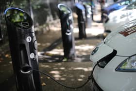 An electric car being charged up (Photo by Dan Kitwood/Getty Images)