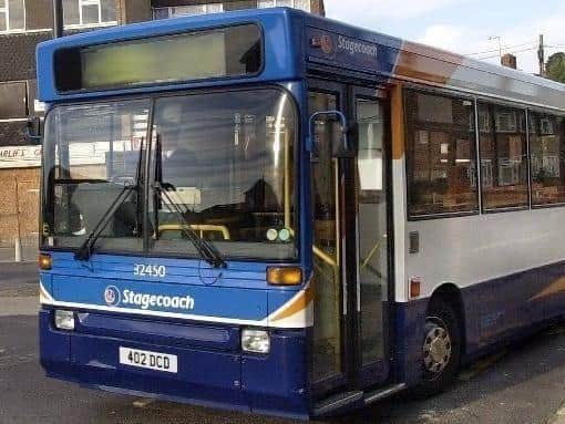 Bus. Stock image.