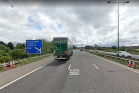 Roadworks are taking place on the M6 between junctions 26 and 23 