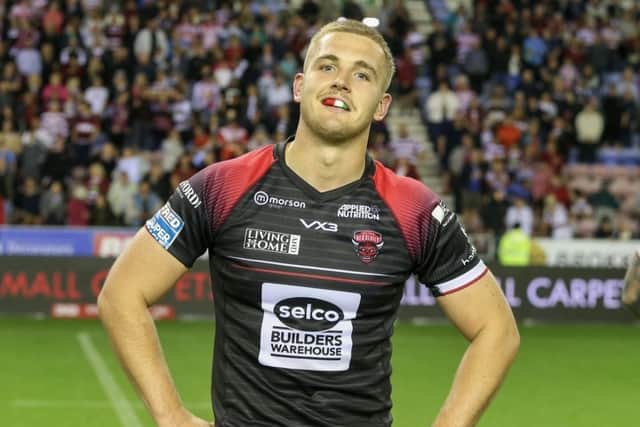 Charlie Glover made his Super League debut last month for Salford Red Devils