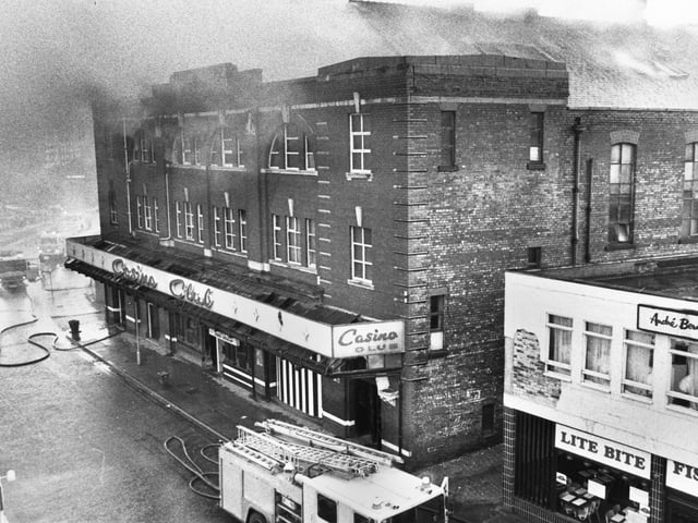 The fire on Tuesday night 16th of March 1982 which signalled the demise of Wigan Casino.