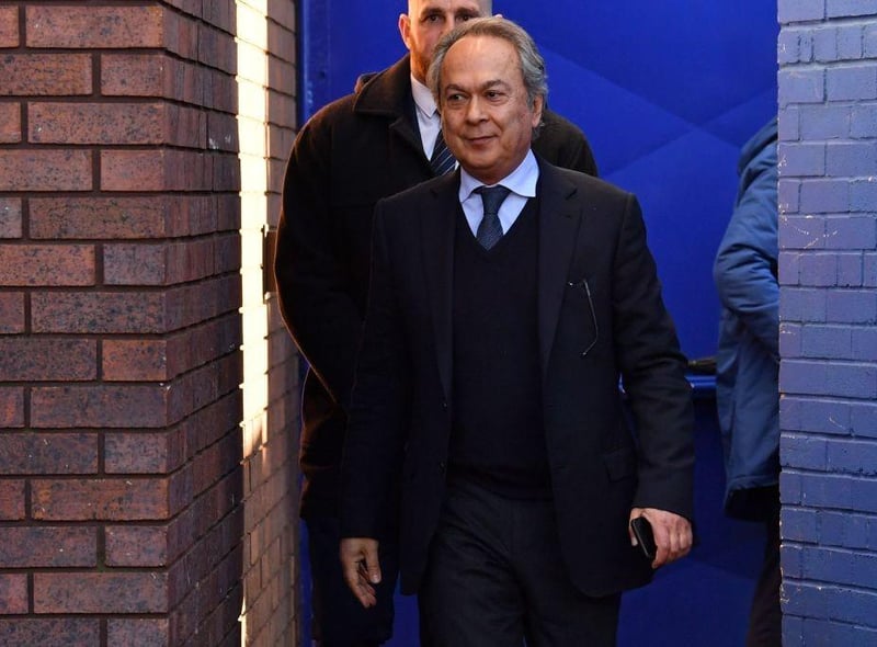 Owner = Farhad Moshiri — rumoured net worth = £2billion