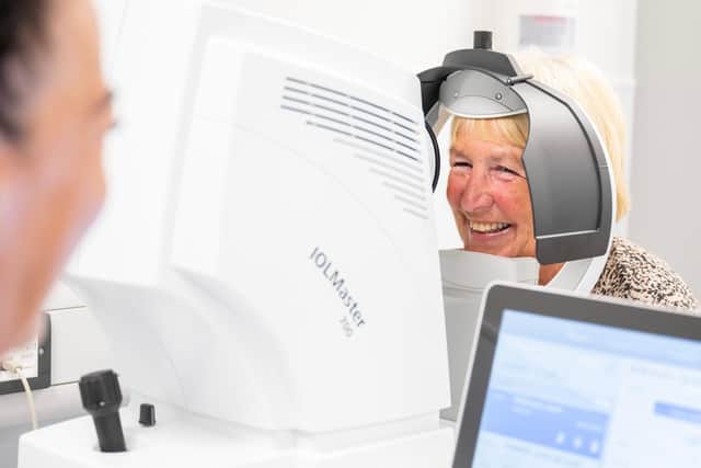 An eye test can diagnose cataract