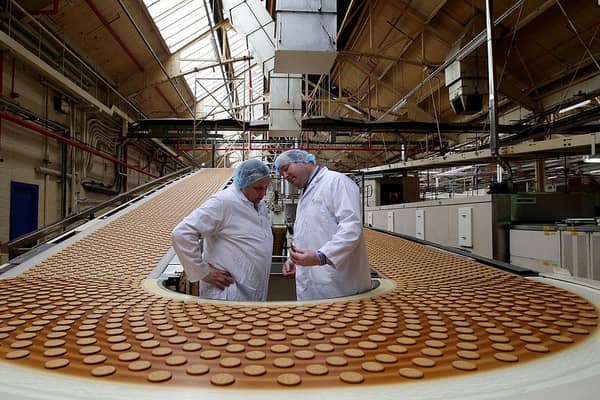 Up to 140 jobs could be lost at the McVitie’s factory in Stockport (Picture: AFP via Getty Images)