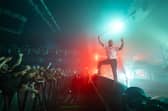 Idles on stage at the O2 Academy in Birmingham on Tuesday, December 3, 2024. Photo by David Jackson.