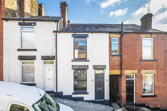 "This superb two double bedroom mid terraced house which is located within the highly sought after area of Woodseats has been expertly renovated to create a superb modern home," says the brochure.