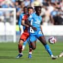 Mahamadou Susoho in action against Huddersfield Town. Photo: Joe Dent.