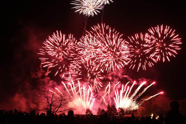 Two big fireworks displays are planned