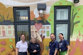 Julia Craig, Gillian Caddy (Taylor Wimpey), Ricky (Oldham Hospital), Karen Casper (NorthCare Charity