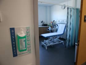 The waiting room in OPD 15 Neurophysiology dept in NHS Lothians' Department of Clinical Neurosciences (DCN) which has been transferred into a purpose-built new home on the Little France campus in Edinburgh.