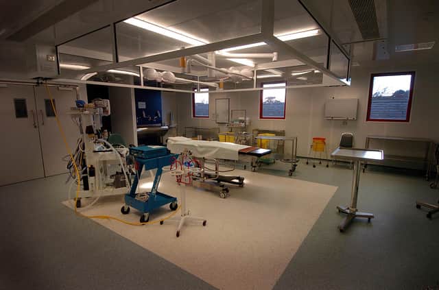 Operating theatre, Royal Orthopaedic Hospital, Oswestry.