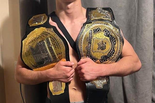 Alex Home MMA Belt Winner