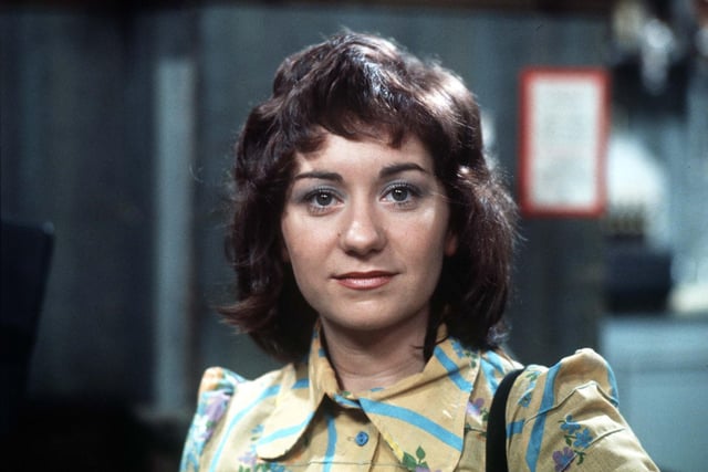 Jennifer Moss was just 15 when she joined Coronation Street as wild teenager Lucille Hewitt in episode three in December 1960 and was a firm favourite until departing 14 years later. A former pupil of Wigan High School, she did not appear on screen for a while after leaving the cobbles, but did revive her career in the 1980s with roles on Brookside, Help! and Bread.