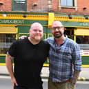 Owners of he Old Walkabout Jon Vose and Adrian Heaton, right.

