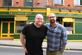Owners of he Old Walkabout Jon Vose and Adrian Heaton, right.

