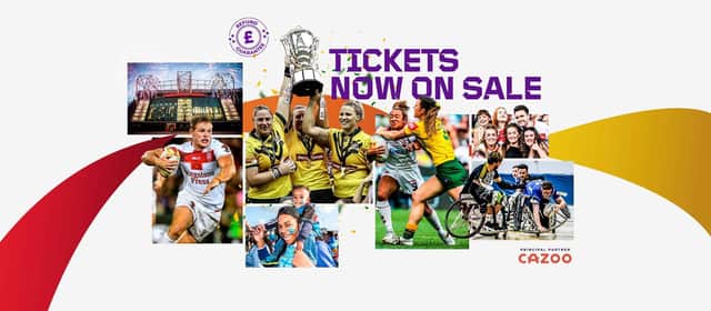 Rugby League World Cup tickets now on sale
