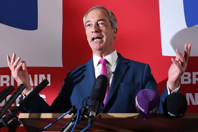 Nigel Farage launches his campaign to be an MP for Reform UK