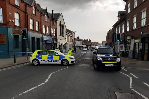 The incident happened on Ormskirk Road in Pemberton, outside Fifteens