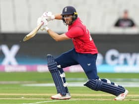 FALLING SHORT: Yorkshire's Dawid Malan top-scored for England with 35 in their five-run defeat against Ireland in their T20 World Cup Super 12 match in Melbourne Picture: Scott Barbour/PA