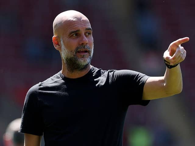 PROVING HIS POINT: Pep Guardiola is far from finished at Manchester City (Image: Michael Steele/Getty Images)