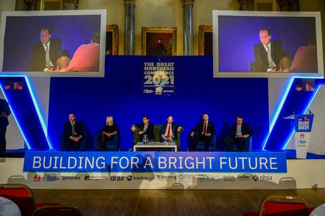 Metro mayors at the Great Northern Conference held at Cutlers' Hall Hospitality, Church Street, Sheffield City Centre, Sheffield in October 2021. Picture James Hardisty.