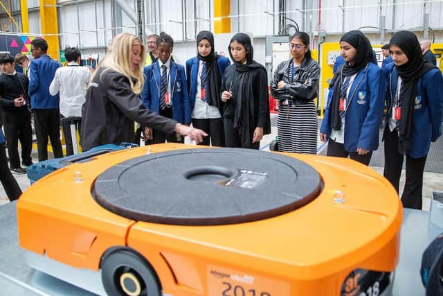 Bolton students celebrate International Women in Engineering Day at Amazon