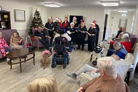 Christmas fun with Langfield Care Home.