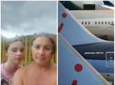 Lisa Bosomworth and her daughter Summer’s flight from Manchester Airport was cancelled at the last minute. Credit: Lisa Bosomworth/Getty