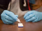 A generic image showing Covid testing. Photo by Finnbarr Webster/Getty Images