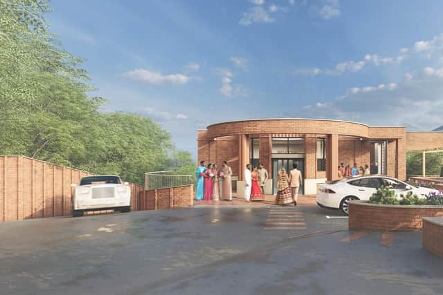The new Banqueting hall and wedding venue