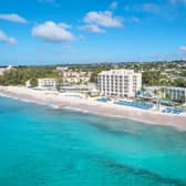 An ariel view of Sea Breeze Beach House in Barbados. Image: Winter Park Photography