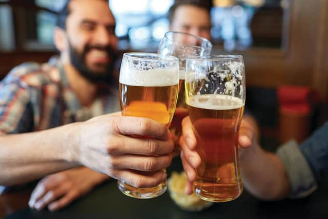 A good pint is the perfect ending to a winter walk 