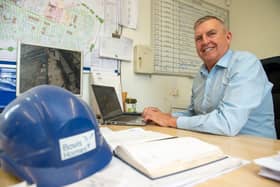 Albert Hassall, site manager at Bollin Grange