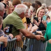 Queen Camilla meets wellwishers as she visits Enniskillen Castle