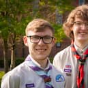 Samuel Townsend earned his King Scout Award at Windsor
