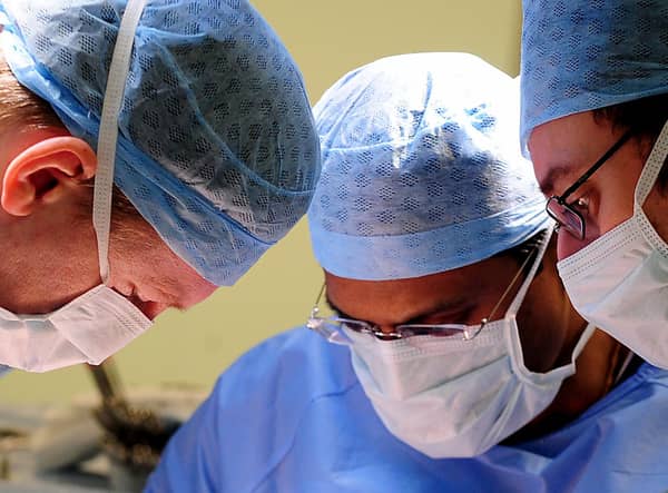 A generic stock photo of an operation taking place at Queen Elizabeth Hospaital, Birmingham.