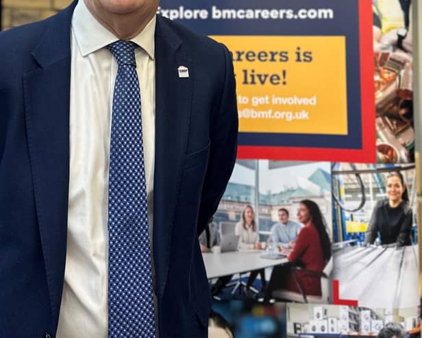 John Newcomb at the launch of Building Materials Careers