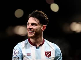 Declan Rice has expressed his desire to win trophies before his retires from playing. Credit: Getty. 