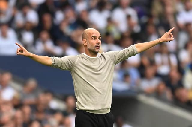 Pep Guardiola is planning for life without Harry Kane and Robert Lewandowski despite Man City being continually linked with both players.Credit: Getty Images