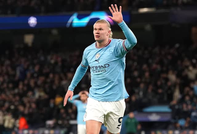 Erling Haaland, who admits he is at Manchester City to win the Champions League.