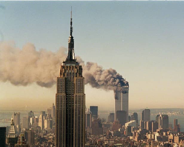 9/11 video of plane crash emerges 20 years after twin towers atrocity - showing attack in clear detail 