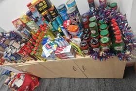 The Taylor Wimpey Manchester team collected an incredible 221.8kg of essential food items