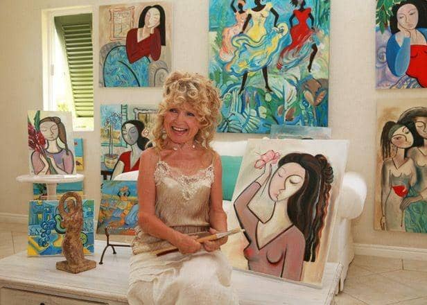 Janice Sylvia Brock in her studio i