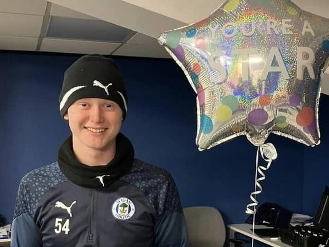 Wigan Athletic youngster Callum Jones