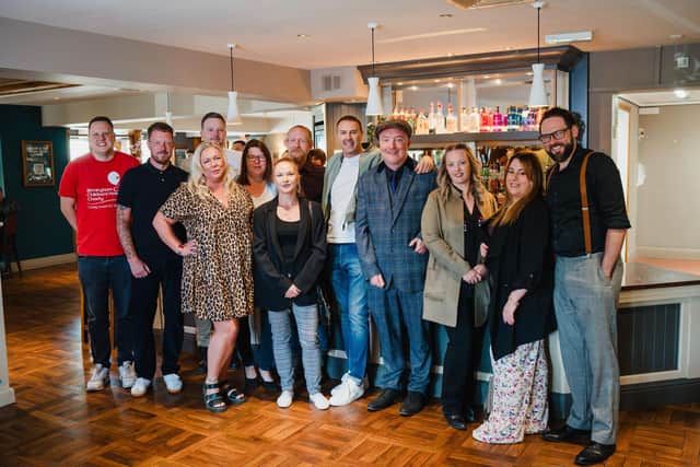 Marston's Big Pub Quiz winners with Paddy McGuinness