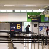 Terminal 1 of Manchester Airport. (Pic credit: Oli Scarff / AFP via Getty Images)