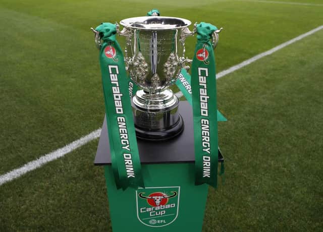 <p>Manchester City and Manchester United will enter the League Cup in the third round. Credit: Getty. </p>