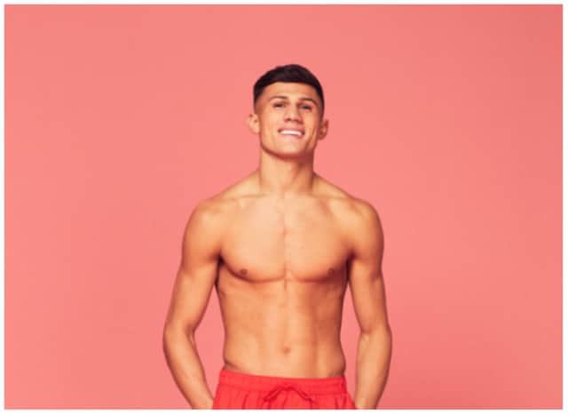 Haris Namani from Doncaster is set to star on Love Island. (Photo: ITV).